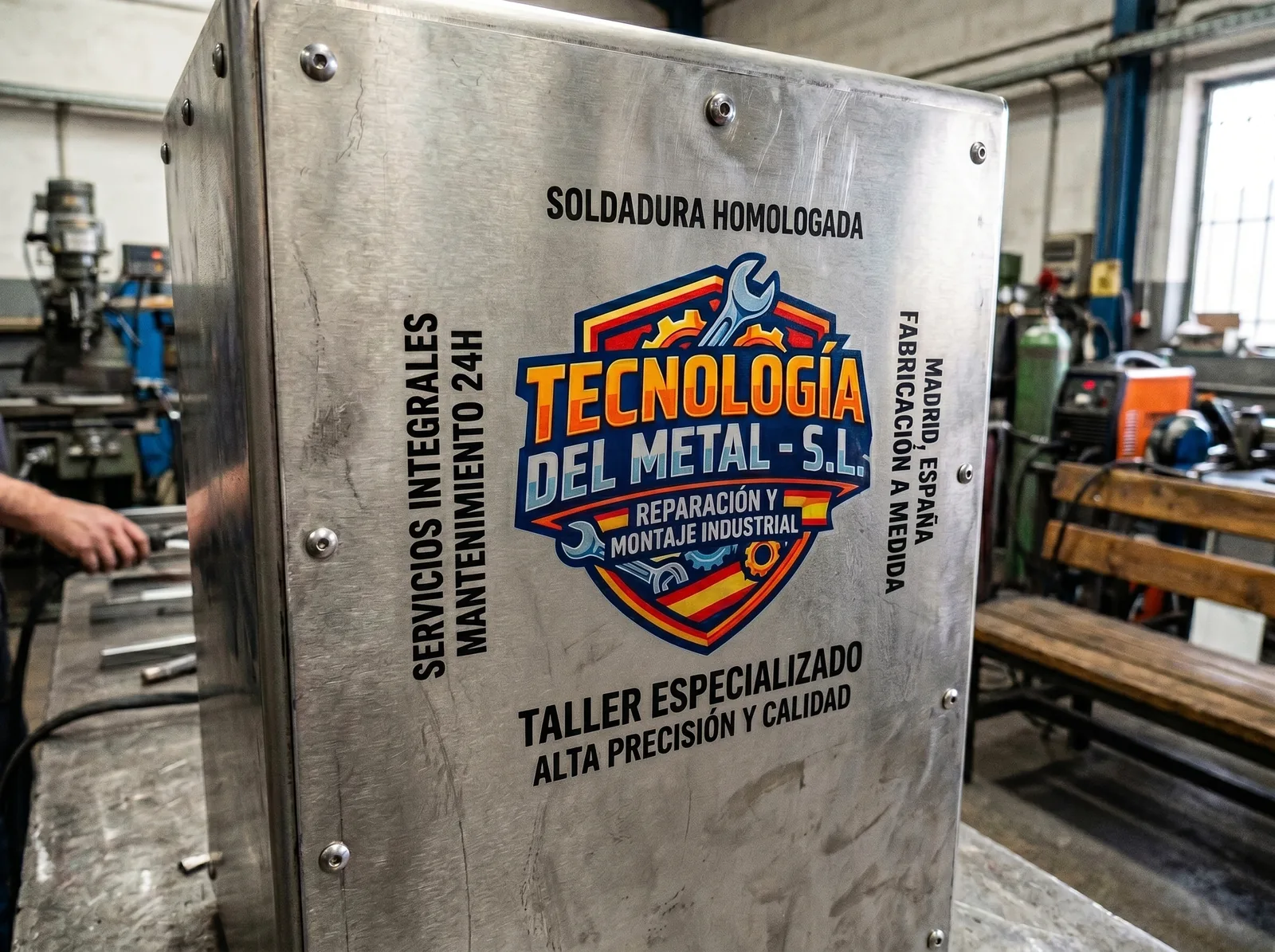 DTF UV aplicado sobre metal