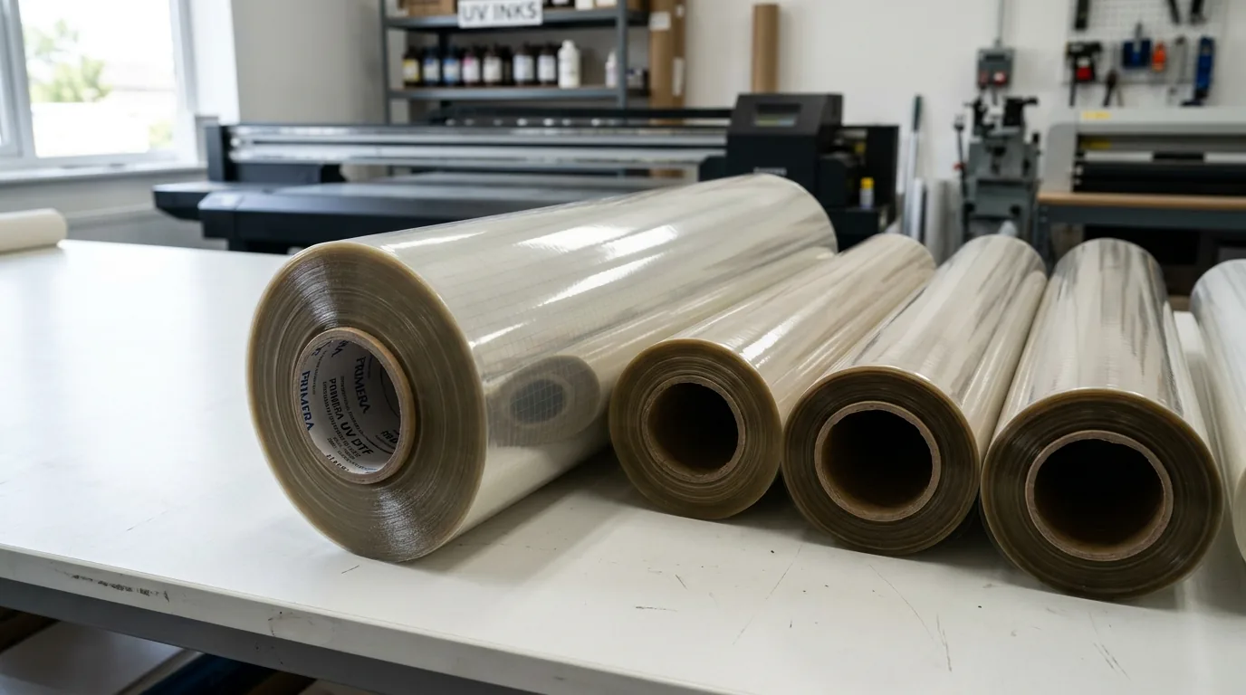 Bobinas para producción DTF UV profesional